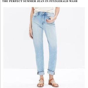 Madewell - Perfect Summer Jean in Fitzgerald Wash